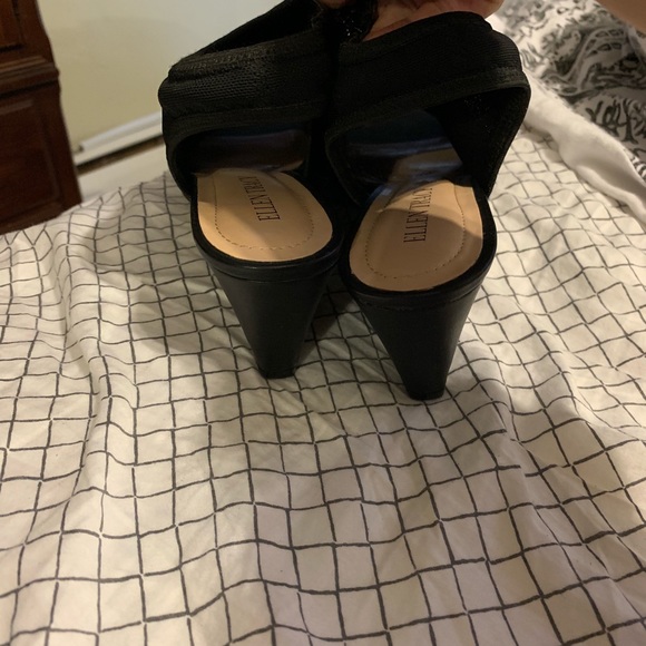 Black ellen Tracy wedges size 9. Brand new - Picture 2 of 7